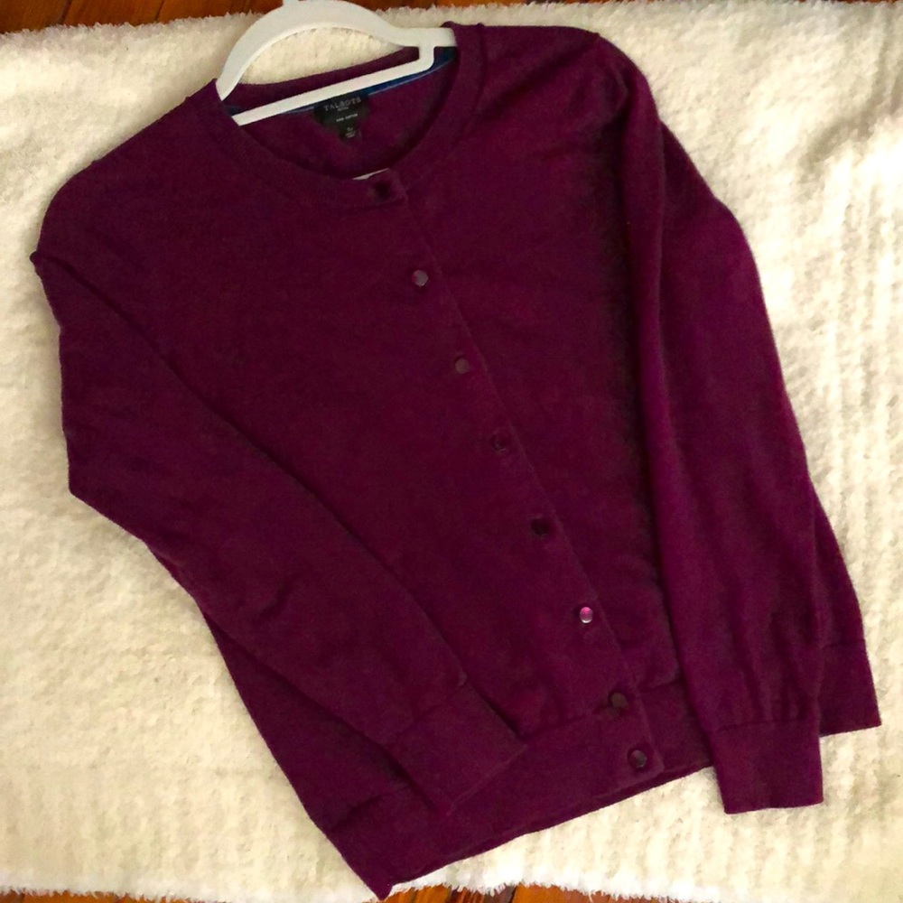 Talbots Pima cotton cardigan